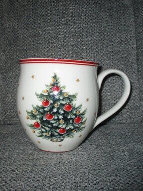 NEW Villeroy & Boch Christmas Coffee Tea Mug Toy's Delight Tree Design
